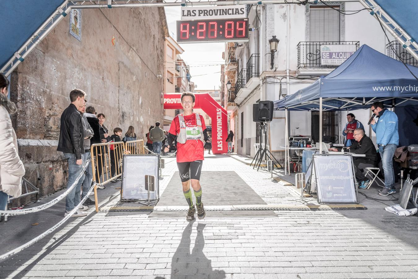 Galería de fotos de la llegada a meta de la carrera de 30 kilómetros del Trail de Montanejos 2018