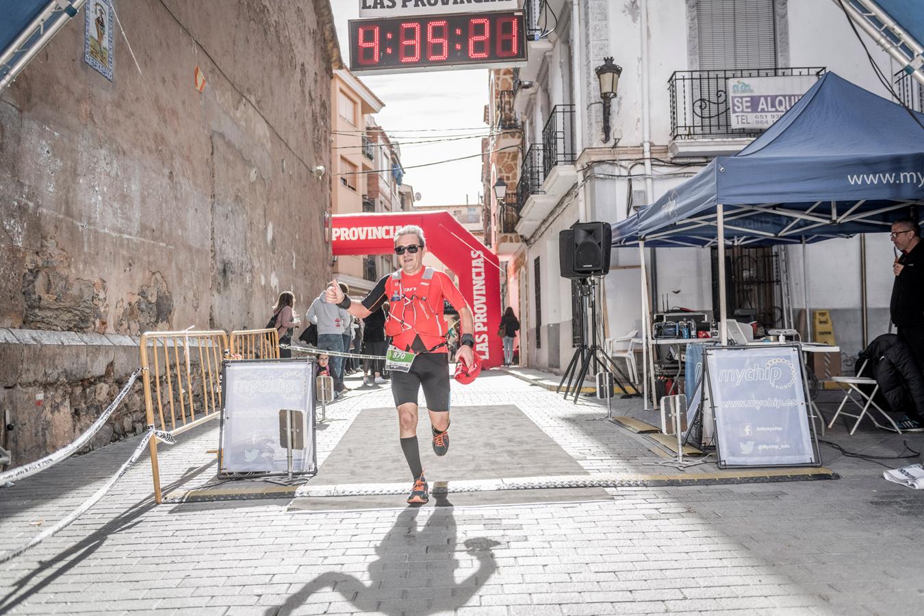 Galería de fotos de la llegada a meta de la carrera de 30 kilómetros del Trail de Montanejos 2018