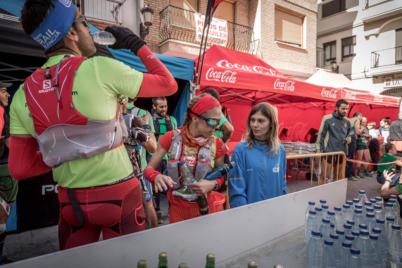 Galería de fotos de la llegada a meta de la carrera de 30 kilómetros del Trail de Montanejos 2018