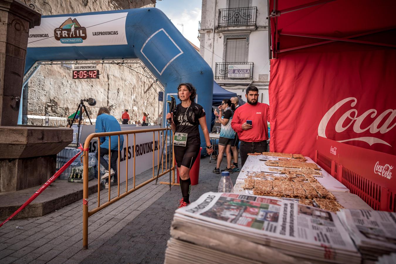 Galería de fotos de la llegada a meta de la carrera de 30 kilómetros del Trail de Montanejos 2018