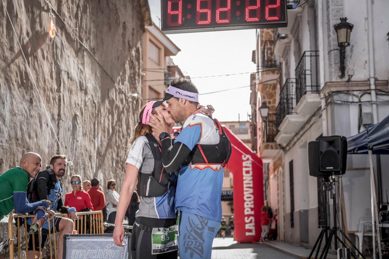 Galería de fotos de la llegada a meta de la carrera de 30 kilómetros del Trail de Montanejos 2018