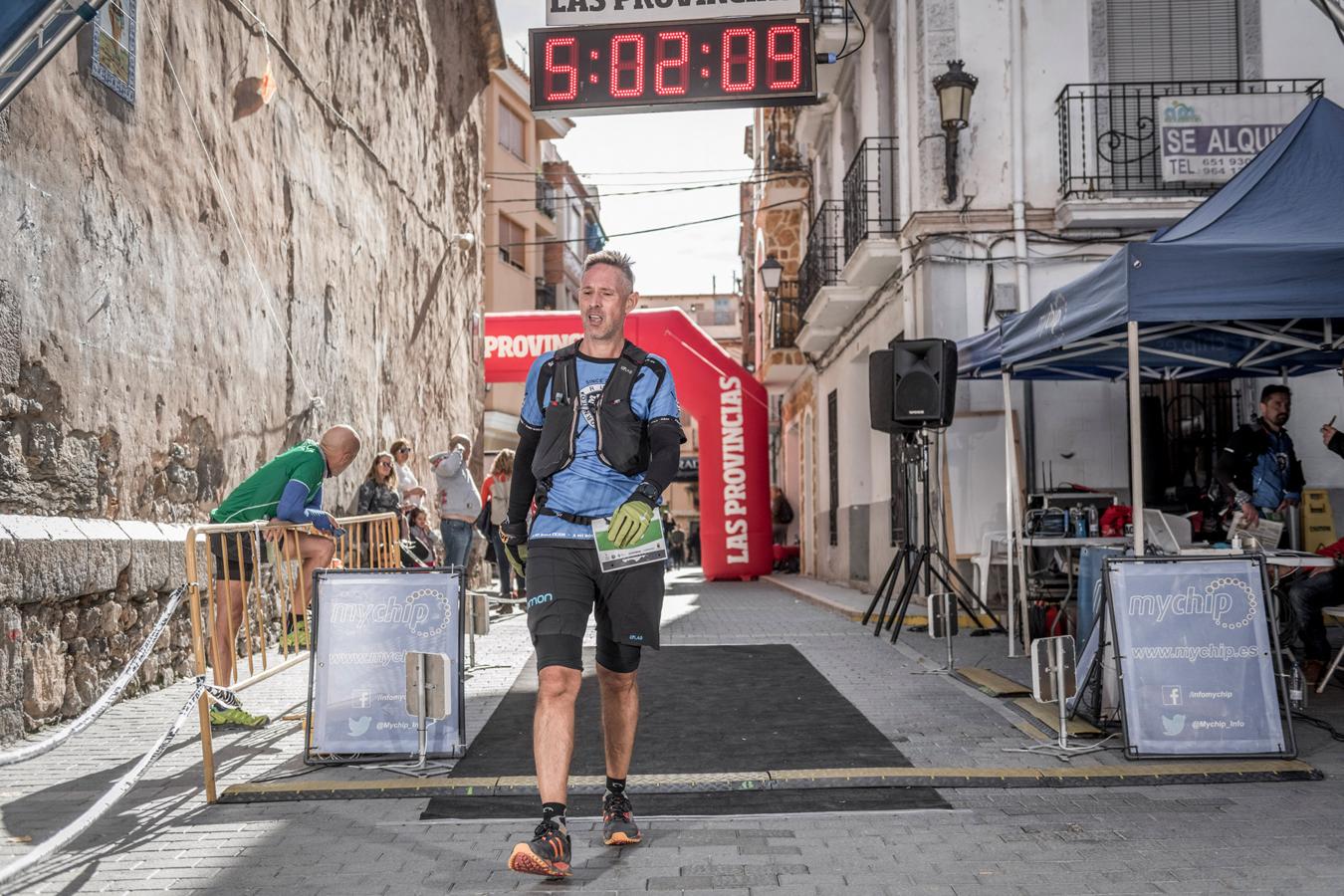 Galería de fotos de la llegada a meta de la carrera de 30 kilómetros del Trail de Montanejos 2018