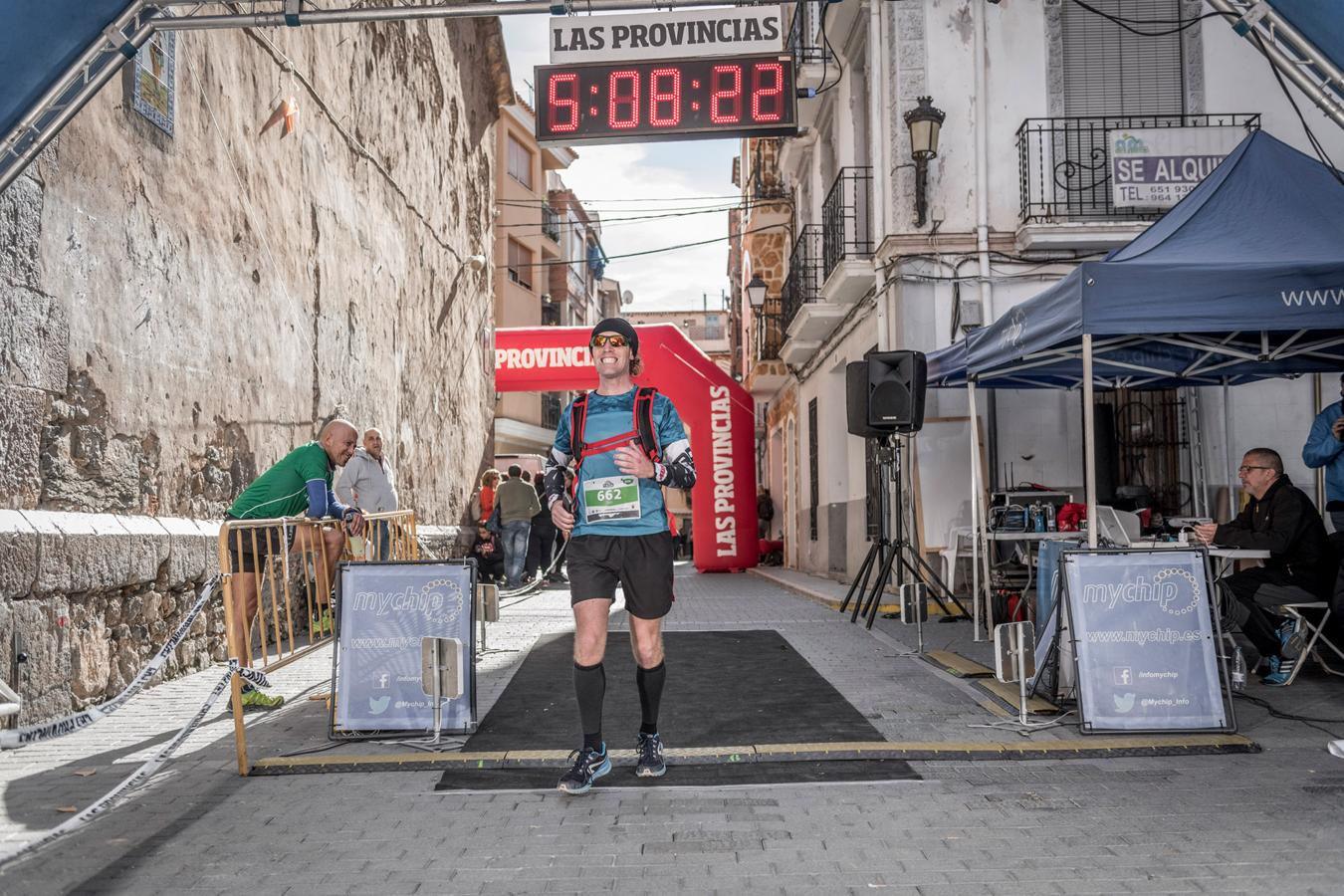 Galería de fotos de la llegada a meta de la carrera de 30 kilómetros del Trail de Montanejos 2018