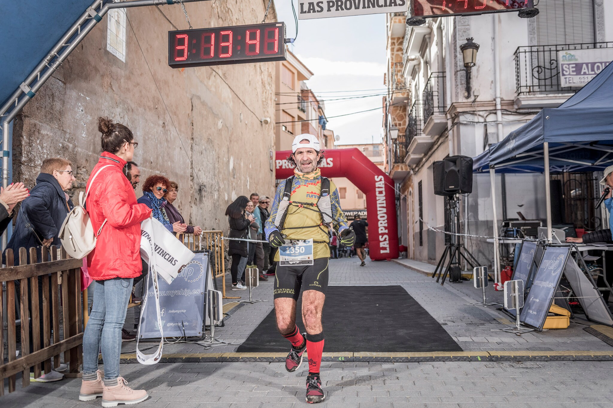 Galería de fotos de la llegada a meta de la carrera de 15 kilómetros del Trail de Montanejos 2018