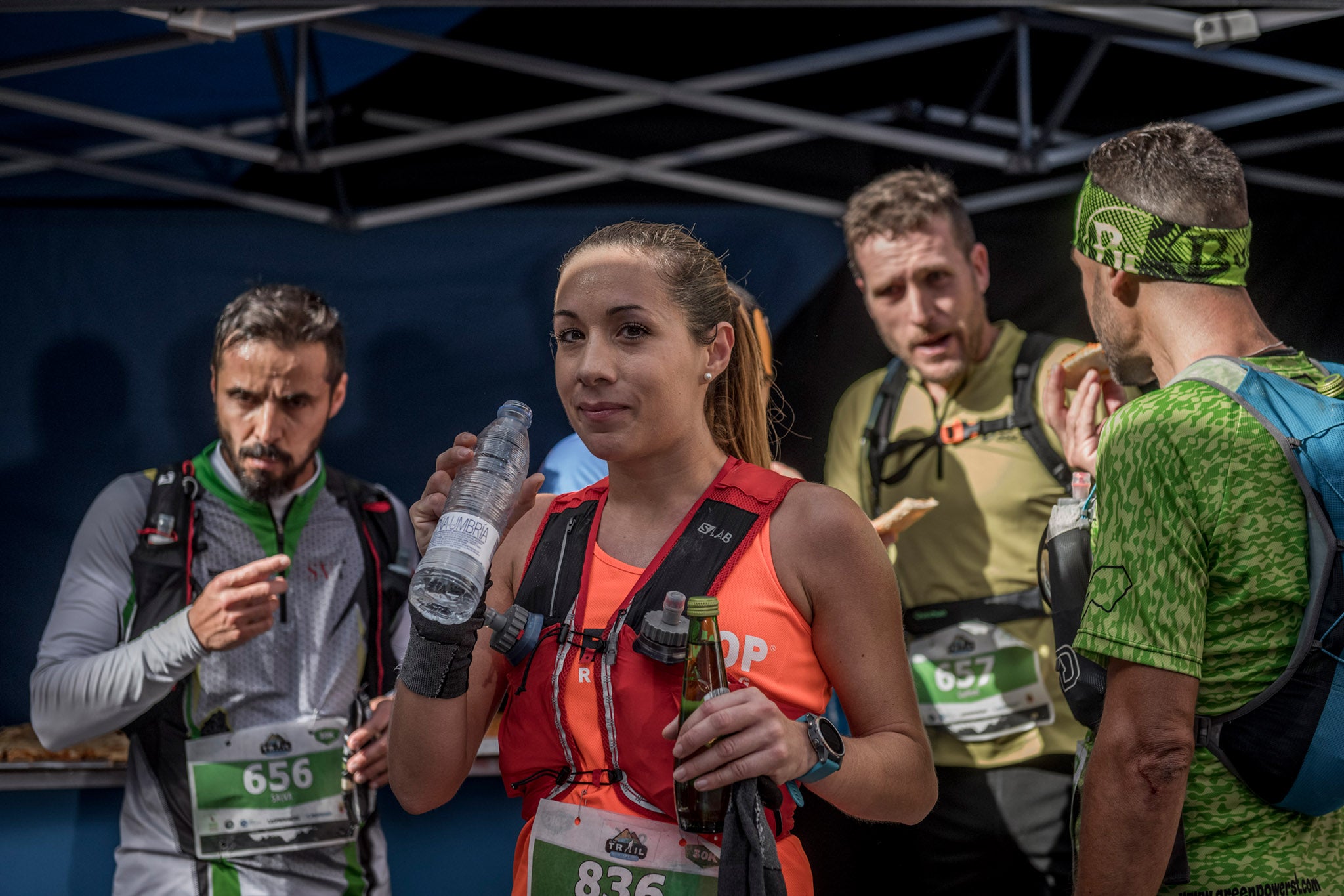 Galería de fotos de la llegada a meta de la carrera de 30 kilómetros del Trail de Montanejos 2018