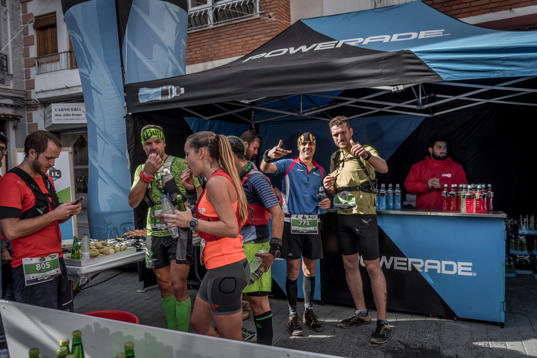 Galería de fotos de la llegada a meta de la carrera de 30 kilómetros del Trail de Montanejos 2018