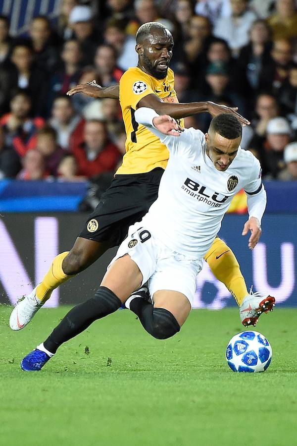 Estas son las imágenes que deja el choque de la cuarta jornada de Champions en Mestalla