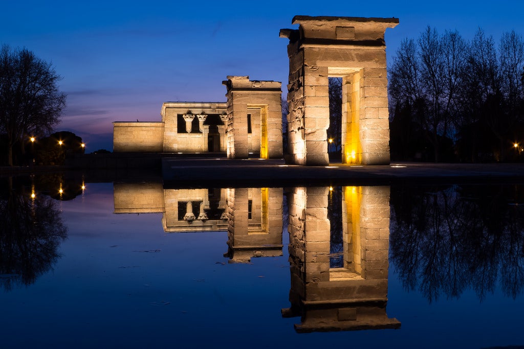 2.Templo de Debod, en Madrid.