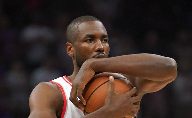 Serge Ibaka, jugador de los Raptors. 