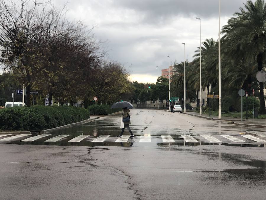 El domingo ha caído una gran tromba de agua y se ha activado la alerta naranja