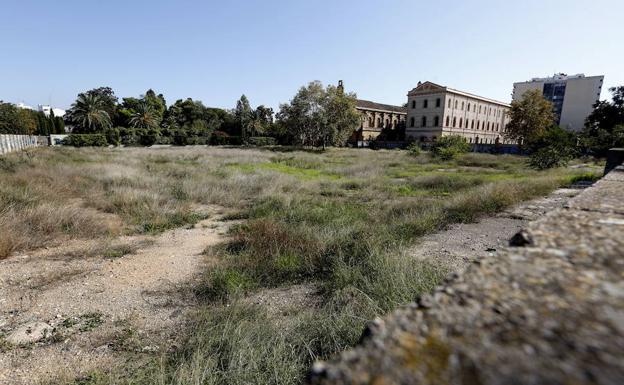 El solar de Jesuitas es la parcela en la que se desea llevar a cabo la ampliación del Jardín Botánico. 