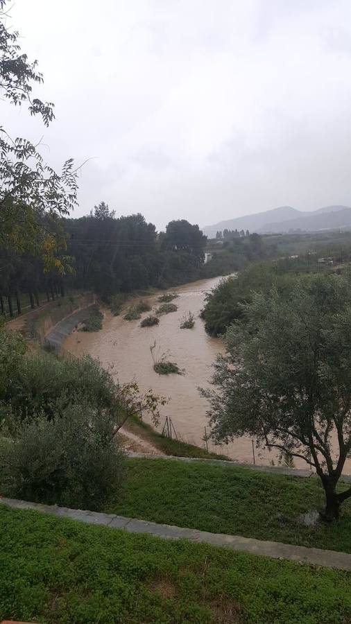 Crecida del río Serpis.