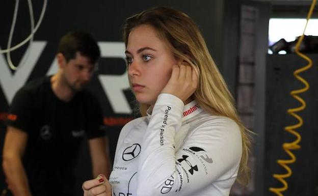 Sophia Floersch, la piloto alemana. 