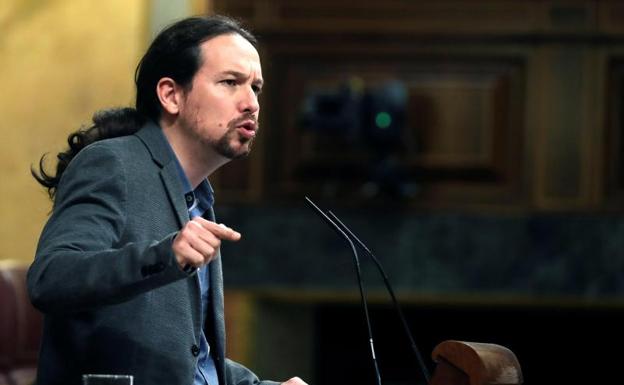 El líder de Podemos, Pablo Iglesias. 