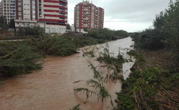 Río Vaca en Tavernes, el lunes.