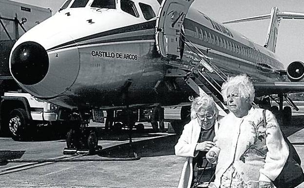 Para muchos, era la única oportunidad de subir a un avión.