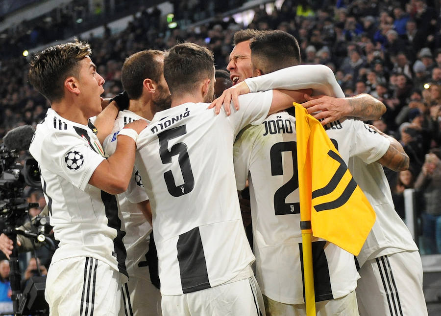 Estas son las imágenes que deja el partido de la jornada cinco de la Liga de Campeones en el Juventus Stadium