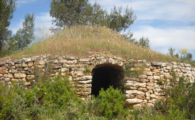 Uno de los refugios de piedra en seco de la Comunitat Valenciana.