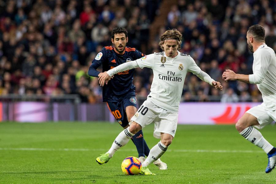 Estas son las mejores imágenes del duelo en el Bernabéu correspondiente a la jornada 14 de LaLiga