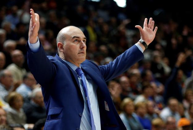 Jaume Ponsarnau, técnico del Valencia Basket. 