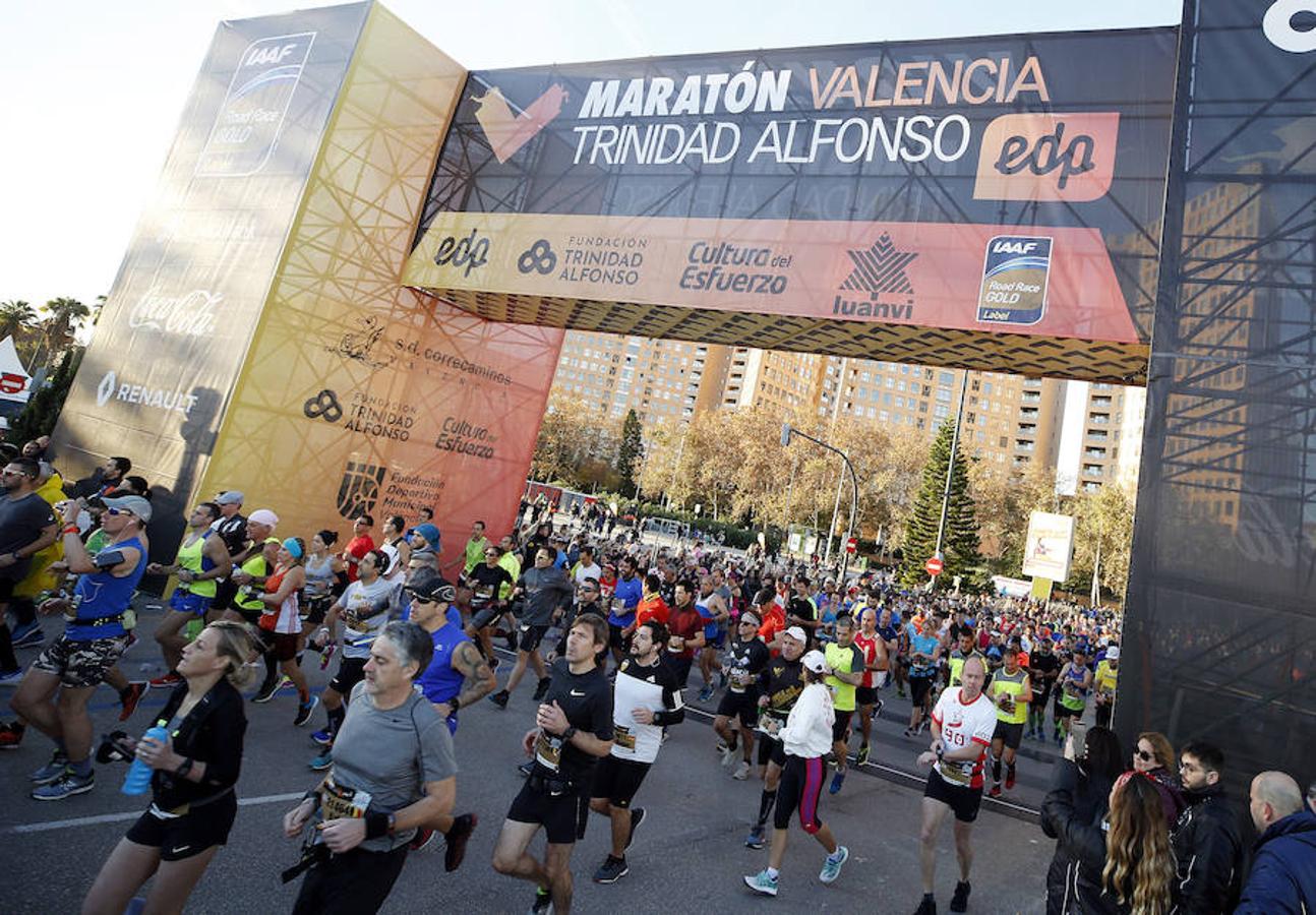 Las mejores imágenes del Maratón Valencia Trinidad Alfonso EDP