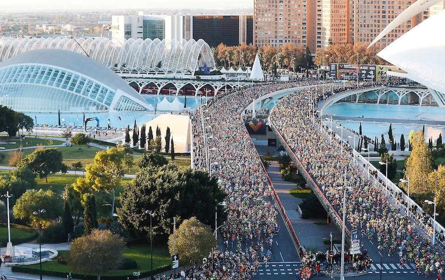 Las mejores imágenes del Maratón Valencia Trinidad Alfonso EDP