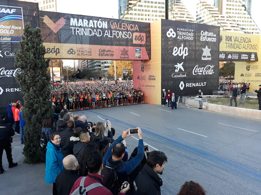 Las mejores imágenes del Maratón Valencia Trinidad Alfonso EDP