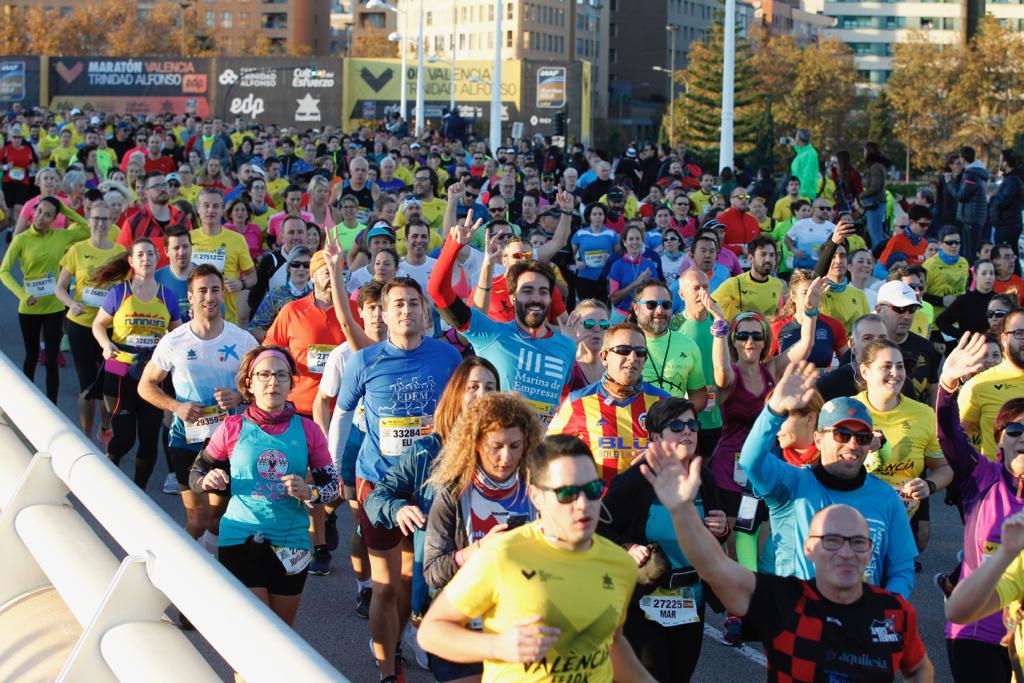 Las mejores imágenes del Maratón Valencia Trinidad Alfonso EDP