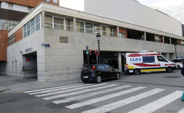 Entrada de urgencias del Hospital Clínico de Valencia.