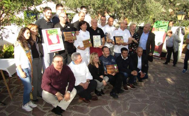 Ganadores del 'II concurso Nacional de Olla de Carabassa Vicente Granero-Vila de Serra'.