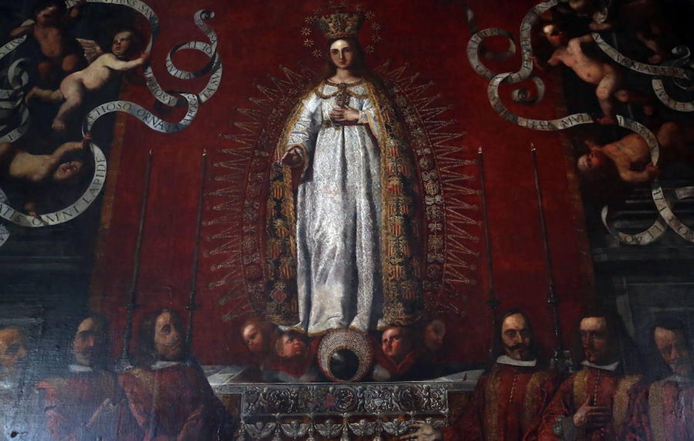 'La Inmaculada y los jurados de la ciudad de Valencia' de Espinosa, en el Museo de Bellas Artes de Valencia.