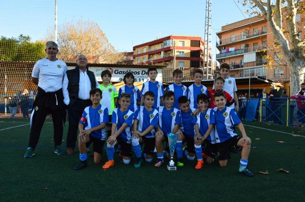 El Hércules CF hace doblete en el 'Torneo Ciudad de Dénia' de fútbol 8
