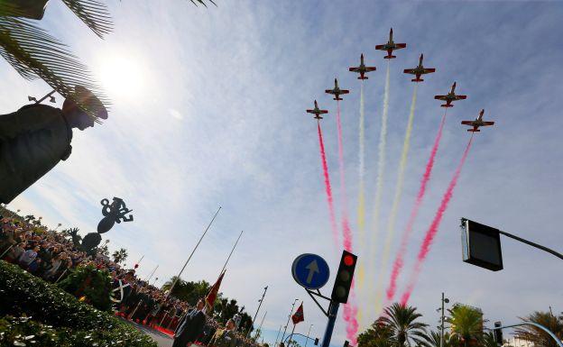 Despliegue militar en Alicante.