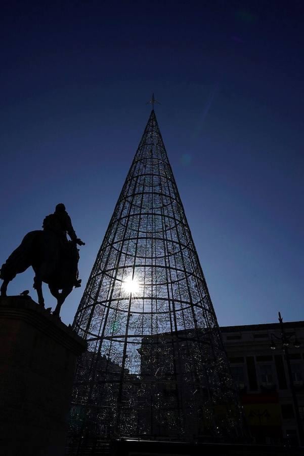 El árbol de Navidad de la Puerta del Sol, en Madrid.