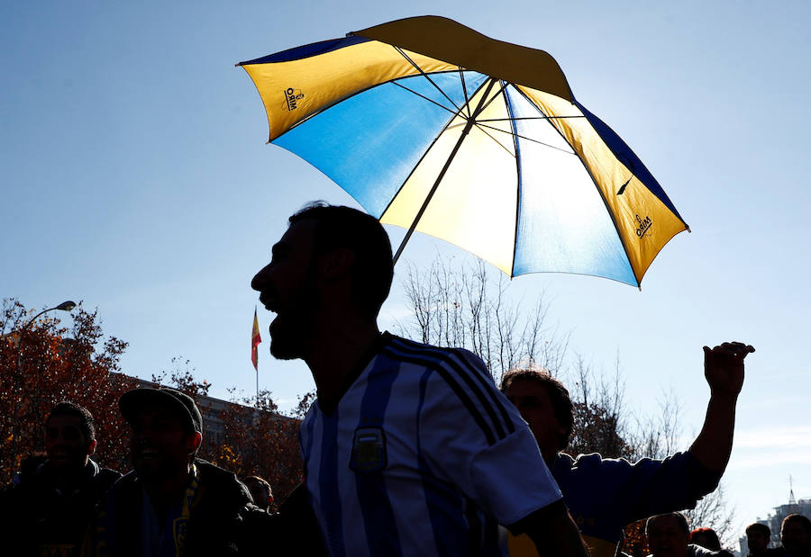 Fotos: Previa de la final de la Copa Libertadores entre River Plate y Boca Juniors en Madrid