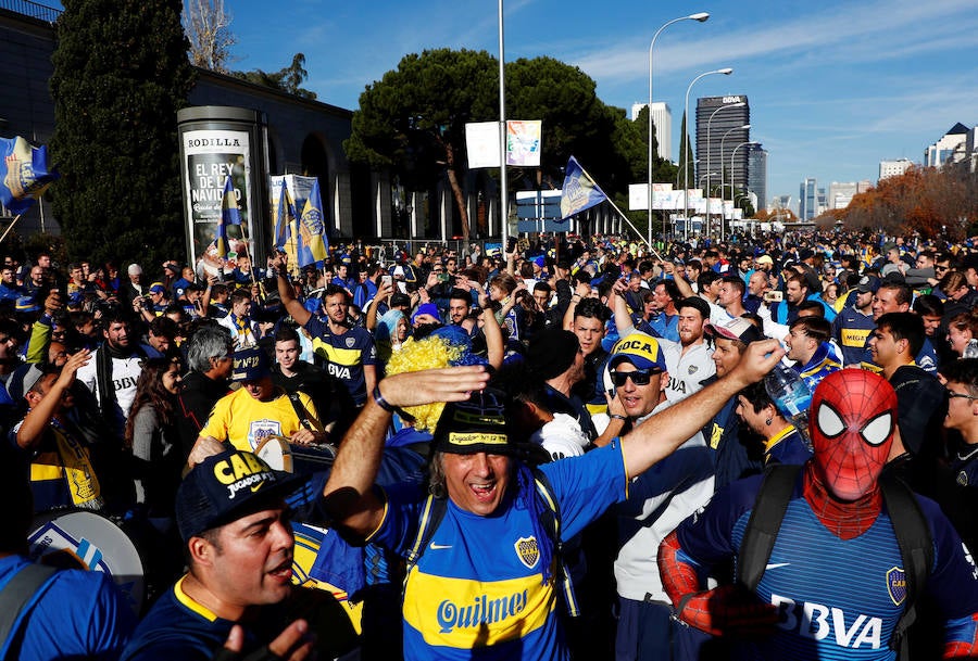 Fotos: Previa de la final de la Copa Libertadores entre River Plate y Boca Juniors en Madrid