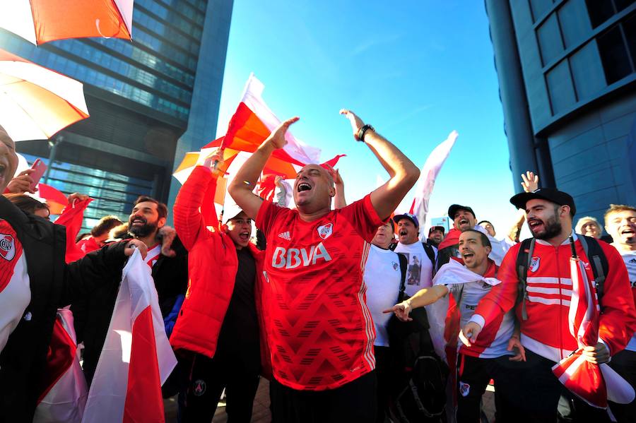 Fotos: River-Boca: pasión en las calles de Madrid