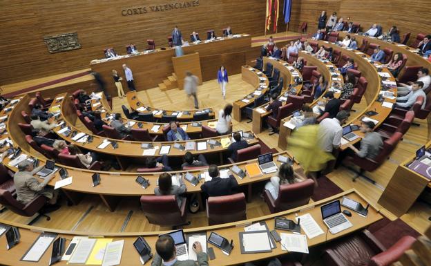 El hemiciclo valenciano en un pleno de esta legislatura. 