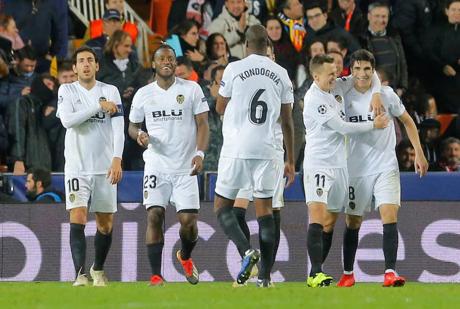 Estas son las imágenes que deja el partido de la jornada 6 de Champions League entre los de Marcelino y los de Mourinho