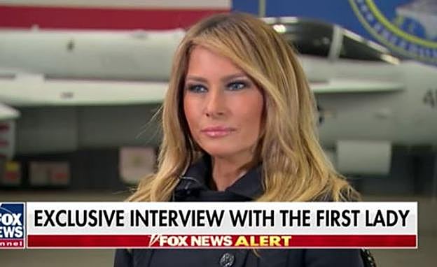 Captura de pantalla de su entrevista con Fox News.