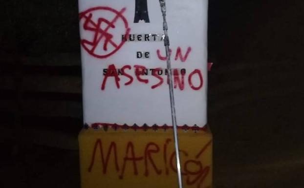 Pintadas amenazantes en la finca de Morante de la Puebla por su apoyo a Vox: «Acabarás como Padilla»