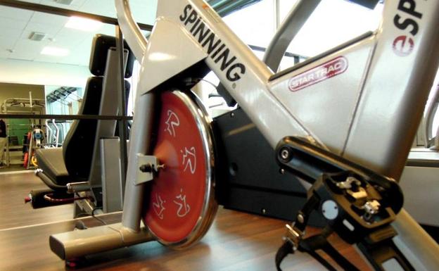 Bicicleta de Spinning.