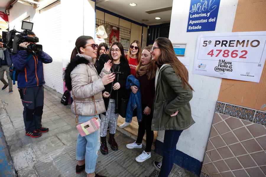 El número 47862 ha sido premiado con el primero de los quintos premios, dotado con 60.000 euros la serie y con 6.000 euros cada décimo.