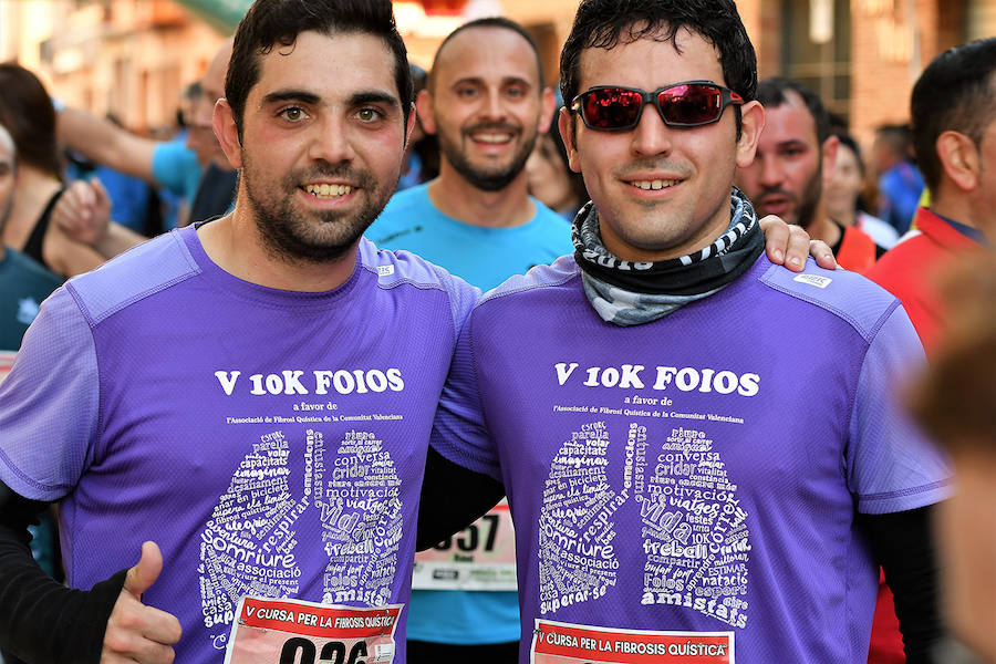 Foios ha acogido este domingo 23 de diciembre la quinta edición de su 10K contra la Fibrosis Quística. Se trata de una carrera solidaria que se ha consolidado en el calendario de final de año en Valencia.