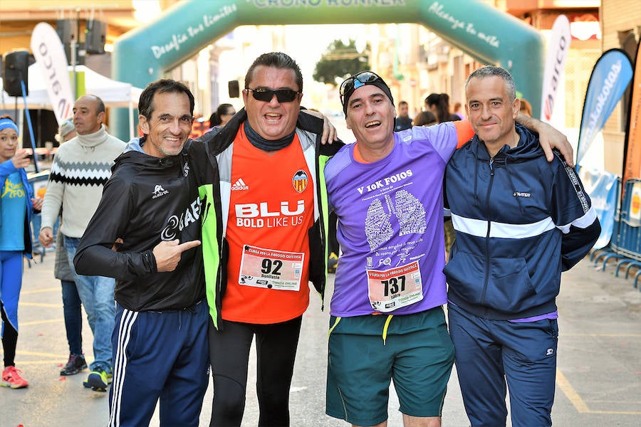 Foios ha acogido este domingo 23 de diciembre la quinta edición de su 10K contra la Fibrosis Quística. Se trata de una carrera solidaria que se ha consolidado en el calendario de final de año en Valencia.