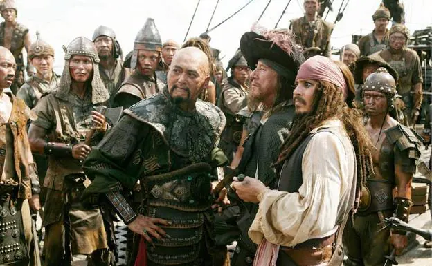 Imagen promocional de Piratas del Caribe.