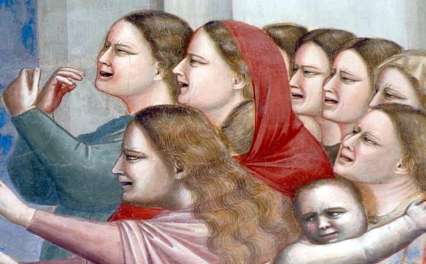 Detalle de 'La degollación de los Inocentes', de Giotto