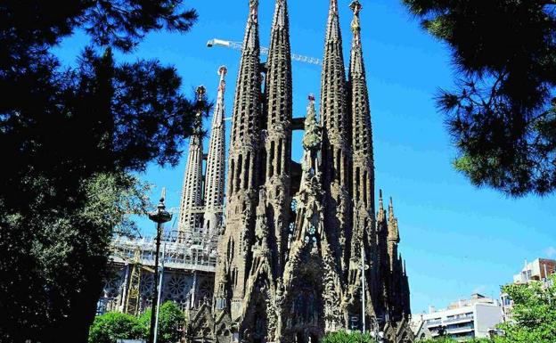 Vista de la Sagrada Familia. 