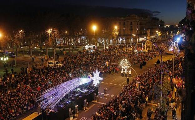 Cabalgata Reyes Magos de Barcelona 2019: horario y recorrido
