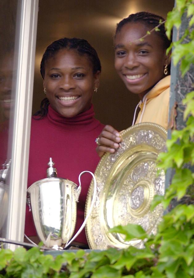 Serena y Venus Williams, antes.